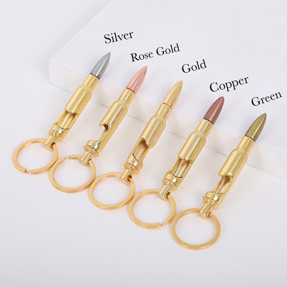 Rifle Bullet Bottle Opener Keychain - Picture 13 of 13